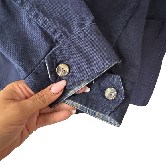 Cabin Creek Button Up Chore Coat Jacket Size M Blue Cabincore Outdoors Minimal - Picture 7 of 10